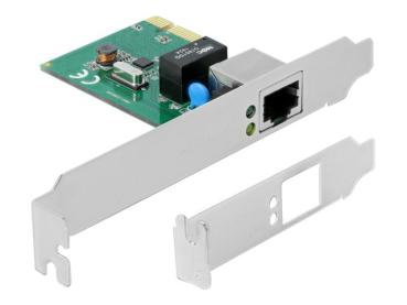 DELOCK Gigabit LAN 1x RJ45 +Low Profile Delock