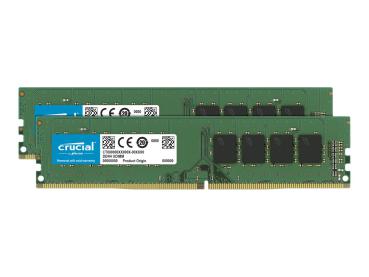 32GB DDR4 3200MHz Crucial Kit (2x 16GB)