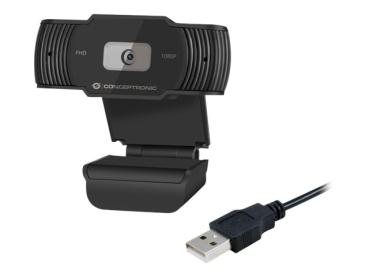 Webcam CONCEPTRONIC AMDIS 1080P + Microphone