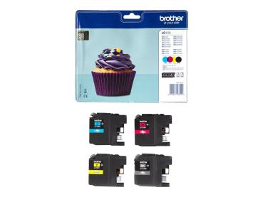 Tinte Brother LC-123 4er Pack