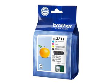 Tinte Brother LC-3211 Multipack C,M,Y,BK