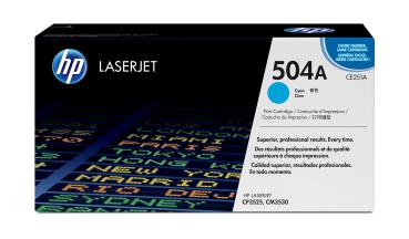 Toner HP CE251A - 504A ca. 7000 Seiten