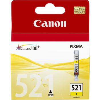 Tinte Canon CLI-521Y Yellow 9ml