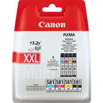 Tinte Canon CLI-581XXL C/M/Y/BK Multi Pack - 4er-Pack