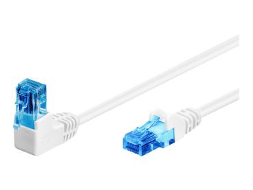 Patchkabel Cat.5e - 0,5m - S/FTP goobay gewinkelt
