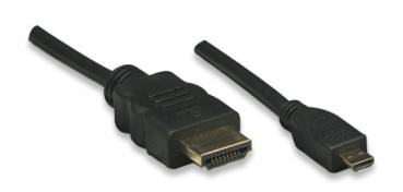HDMI -> Micro HDMI Kabel A an D 2m