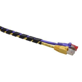 Spiralband Kabelschlauch 10m schwarz, 10mm