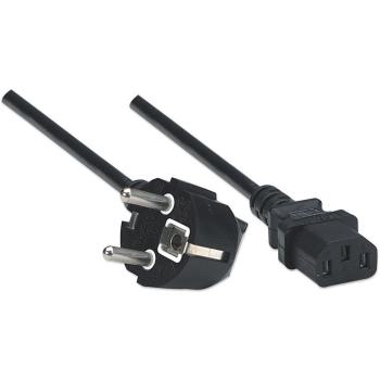 Kaltgerätekabel - 1,8m - Schukostecker an Kaltgerätekupplung