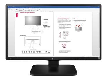 TFT 61cm (24) LG 24BK450H-B Höhe HDMI,VGA"