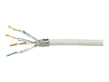 Verlegekabel LogiLink S/FTP Cat.7, weiß, 100m