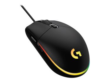 Maus Logitech G203 Lightsync Gaming weiß
