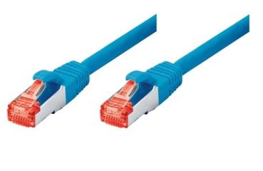 Patchkabel S-STP PIMF Cat 6, blau, 7,5m