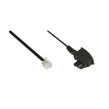 TAE-F Kabel für Import, TAE-F Stecker an RJ11 6P4C, 6m