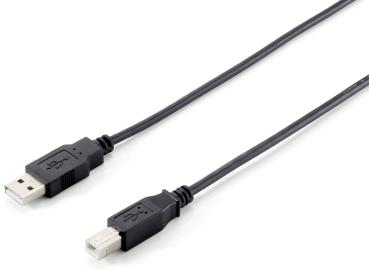 USB A/B Anschlusskabel 1,8m equip