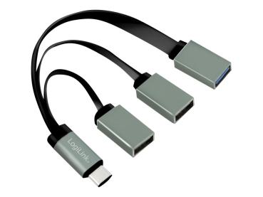 USB-C Hub 3-Port LogiLink SuperSpeed USB 3.0