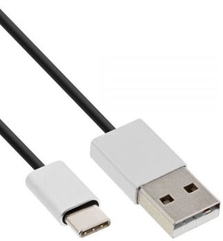 USB-C -> USB-A Kabel 2m InLine St/St
