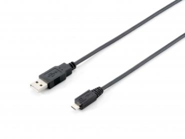 USB Micro > USB-A Kabel 1,8m Equip