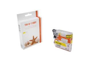 Tinte Brother LC980Y & LC1100Y kompatible Patrone - 10,6ml