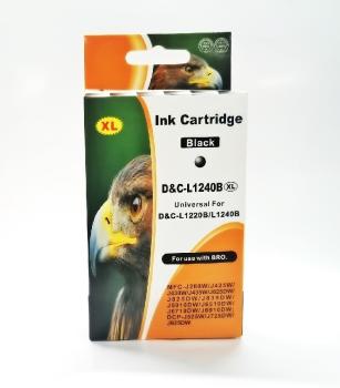 Tinte Brother LC1220/LC1240bk schwarz  XL kompatible Patrone