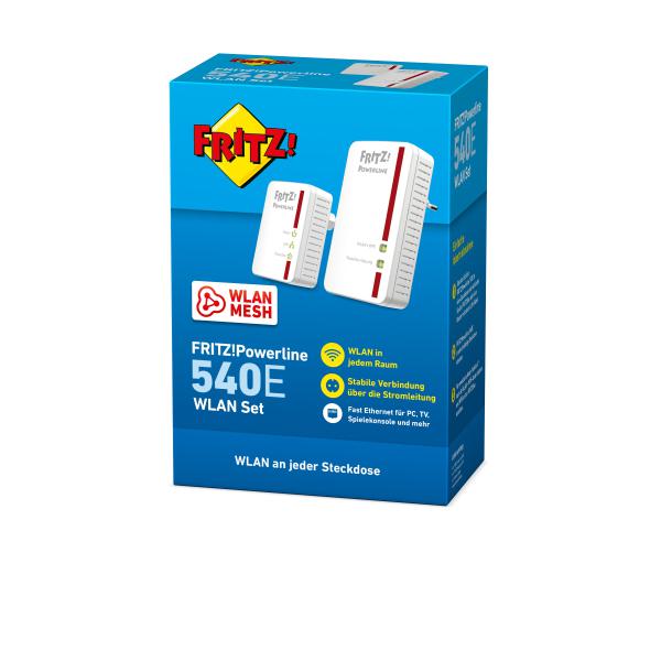 DLAN AVM FRITZ!Powerline 540E DLAN WLAN Set
