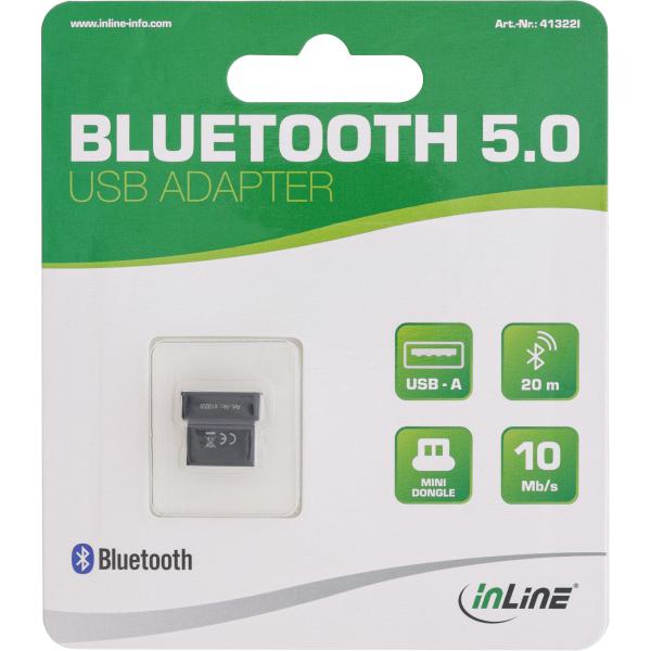 Bluetooth Dongle USB V5.0 InLine Mini 20m